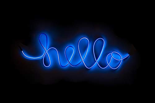 Image of We R Makers Happy Jig Neon Wire-Electric Blue
