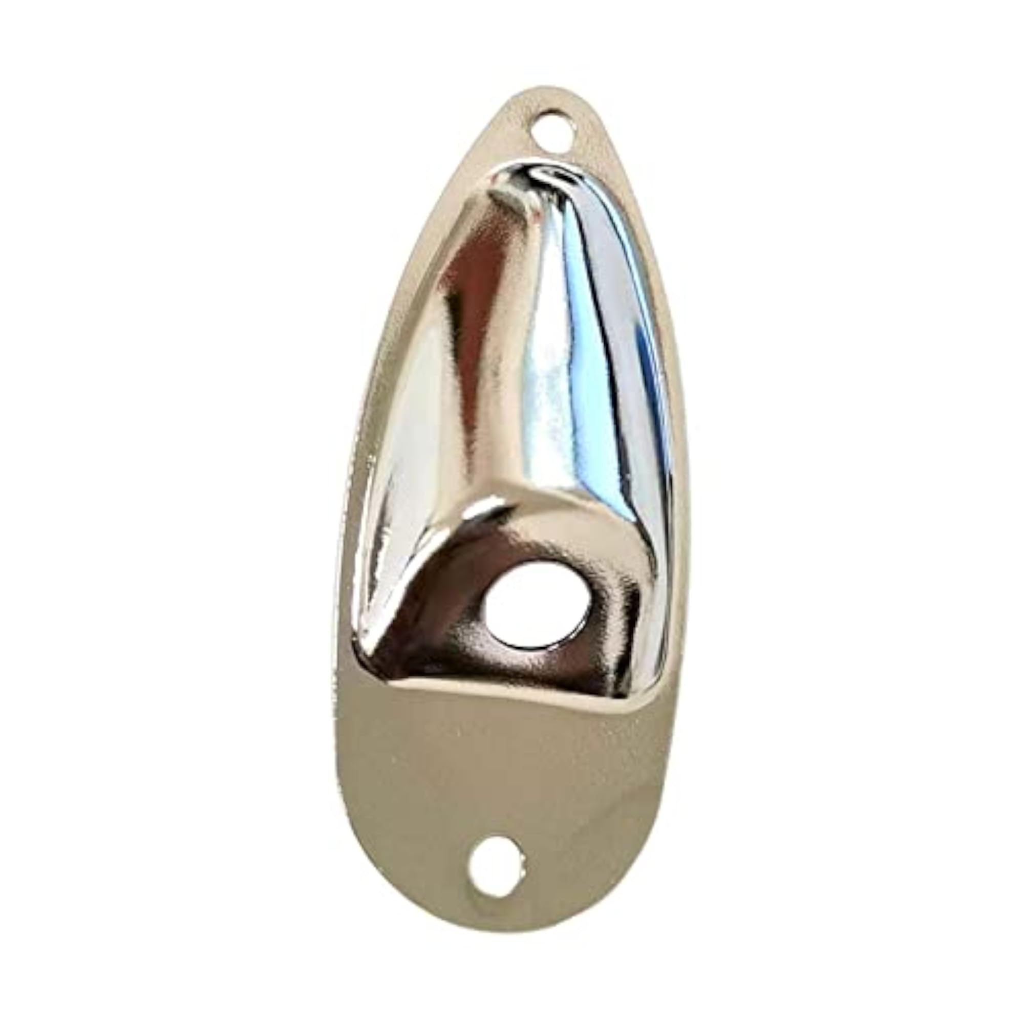 Socket Plate Thick Metal Boat Style Guitar Input Jack