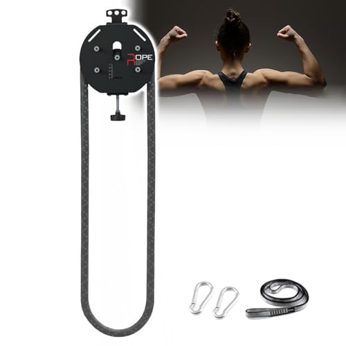 Système de poulie à câble portable et corde sans fin pour le renforcement des bras et du dos