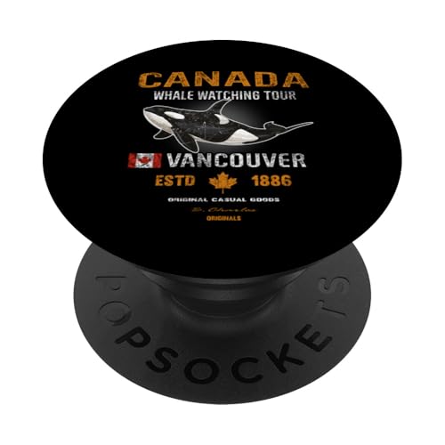 Canada Toronto Montreal Vancouver Canada Flags PopSockets Swappable PopGrip