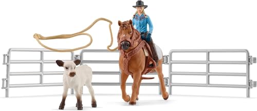 Schleich Team Roping Con Cowgirl - 9
