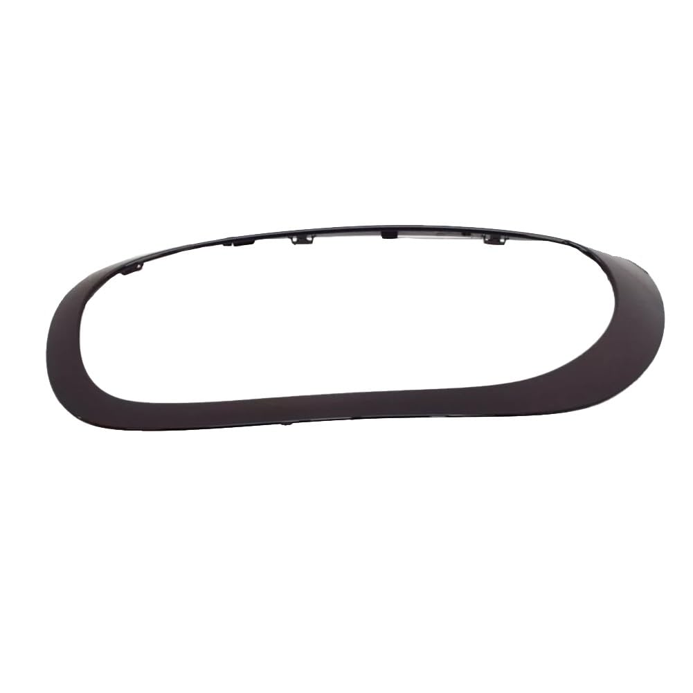 Scheinwerferblende für Ring für Mini Countryman F60, schwarzer ABS-Scheinwerfer für Blende, Ersatz, kompatibel mit BMW Mini für Cooper 2016–2021