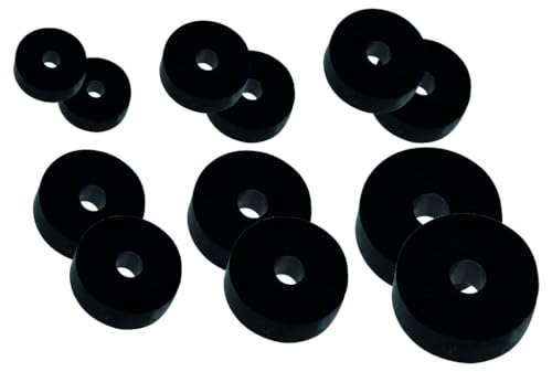 Boutt 1866334 KIT JKT - Nero, Set di 12 guarnizioni per rubinetto assortite