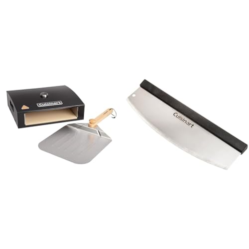 Cuisinart CPO-700 Grill Top Pizza Oven Kit & CPS-050 Alfrescamore Quick Cut Pizza Cutter