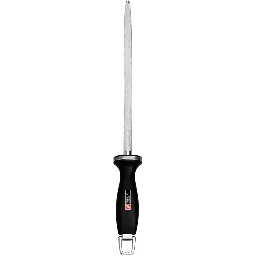ZWILLING Accessories Sharpening Steel, 10-inch, Black/Stainless Steel