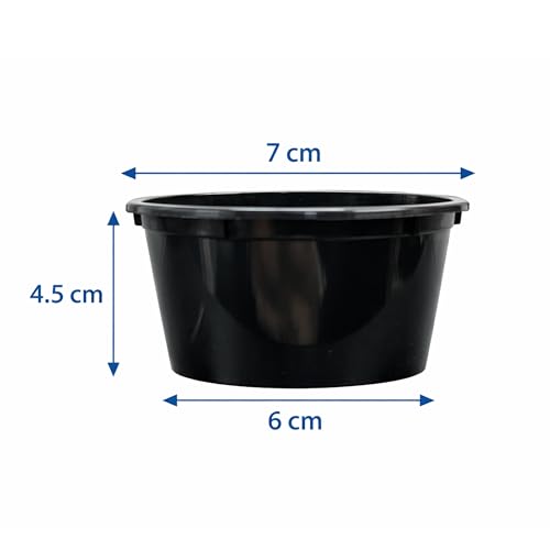 Image of 150 ml Reusable Food Container with Lid | Pack of 20 | Round Plastic Food Storage Box | Leak-Resistant | Fridge & Microwave Safe | Ideal for Meal Prep & Takeaway