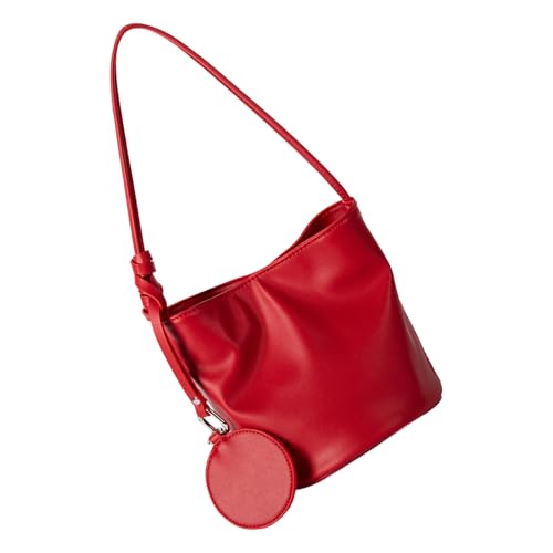 Sac à bandoulière polyvalent avec poignée ergonomique et breloque en tissu
