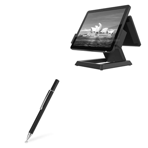 BoxWave Stylus Pen Compatible with HiSense HK578 (15 in) - FineTouch Capacitive Stylus, Super Precise Stylus Pen - Jet Black
