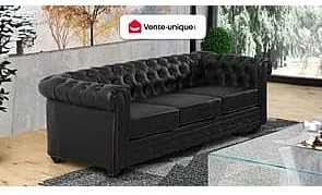 Close-up of sofa feet and base