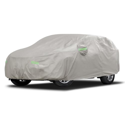 Image of Migaven Car Cover Fit for Honda CRV 1997-2025, Toyota RAV4 2006-2025, Waterproof Full Exterior Cover Rain Sun Protection with Door Zipper and Cotton Lining