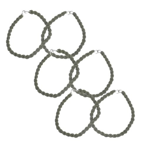 OHPHCALL 6pcs Cycling Boot Straps Elastic Pants Leg Fastener Boot Laces for Hiking Bands Sturdy Hooks Outdoor Blousing Straps