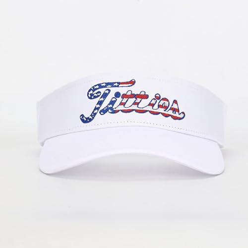 Image of Curves & Clubs Titties Golf Hat - Funny Golf Hat, Titties Hat - Funny American Hat - Men's Gifts (Cotton, White-Black)