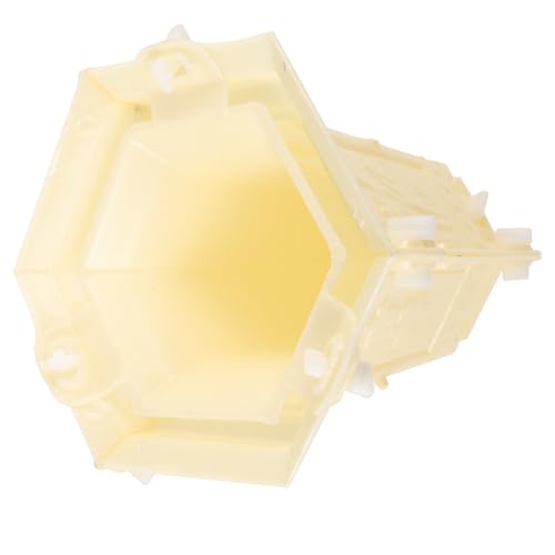 Moule plastique beige pour pots de fleurs et bricolage de pot de succulentes
