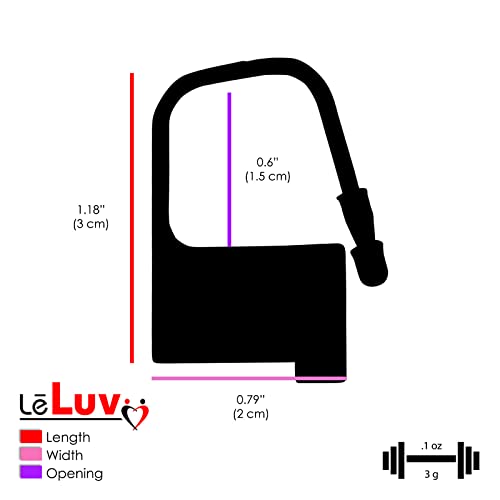 Image of EYRO Plastic Padlock /Individually Numbered Disposable Security Seals /Pack of 50 / Tamper-Proof, Self-Locking Plastic Tags for Luggage, Clothing, Medical Use, and More