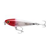 BOMBER Lures Badonk-A-Donk High Pitch Saltwater Grade, (4-Inch) - Redhead Flash, (BSWDTH4345)