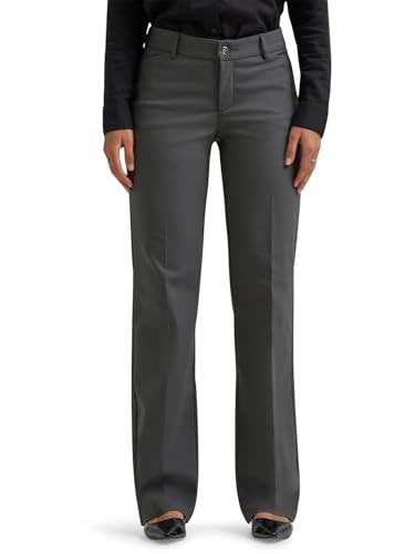 Lee Women's Ultra Lux Comfort with Flex Motion Trouser Pant, Static Gray