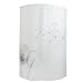 Sealskin - Cortina Flexible de Ducha, Metal, Chromo 80 x 155 x...