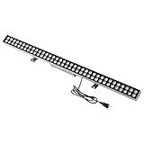 Chousza Wall Washer Light Real 72W LED 6000K Daylight Wash Lighting, IP66 Waterproof LED， Suitable for Building Walls，Batting Cage, Church, Ads, Yard, US Plug
