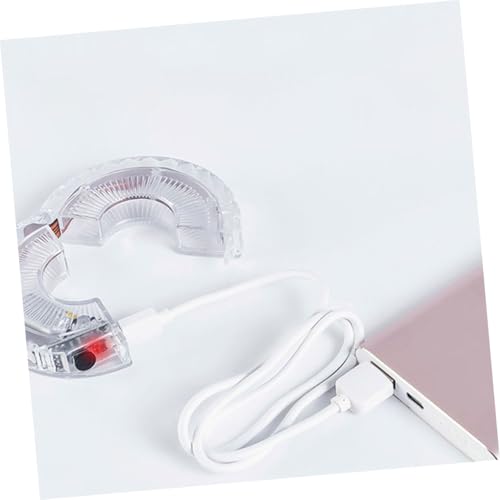 Luz para radios de rueda de bicicleta resistente a impactos con 12 luces RGB Amosfun blanca 4