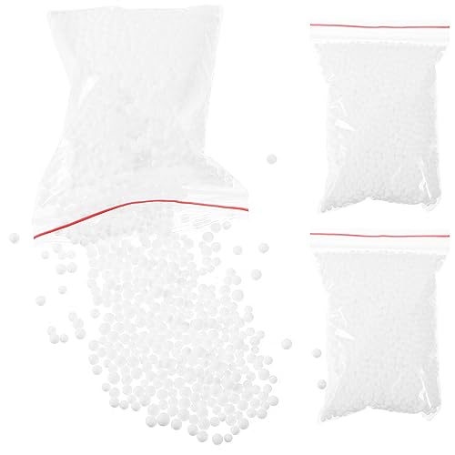 Foam Balls for Crafts of Mini Beads White Lightweight Reusable for DIY Projects Relief Toys Art Crafts and Decorations