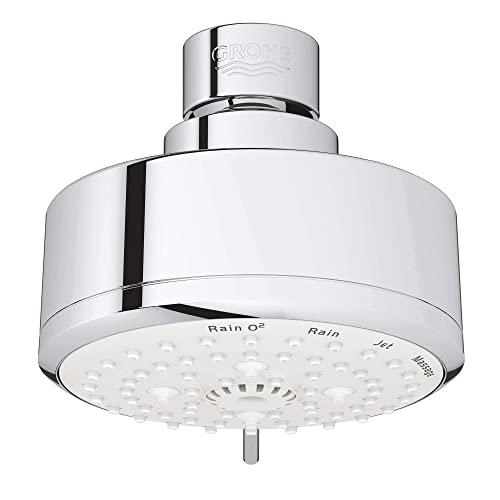 Grohe Shower And Bathroom Fixtures, Tempesta Cosmopolitan Shower Head 1004 Sprays, 27591001