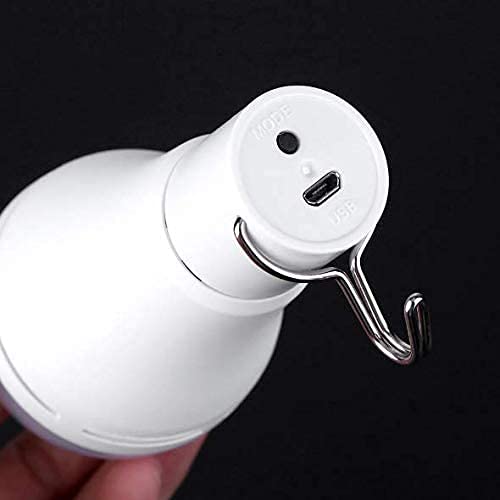 9W Solar-Glühbirne Dreistufig dimmbar mit Lichtsensor Tragbar Wiederaufladbar für Camping Schuppen Balkon Haustierhaus… – Bild 4