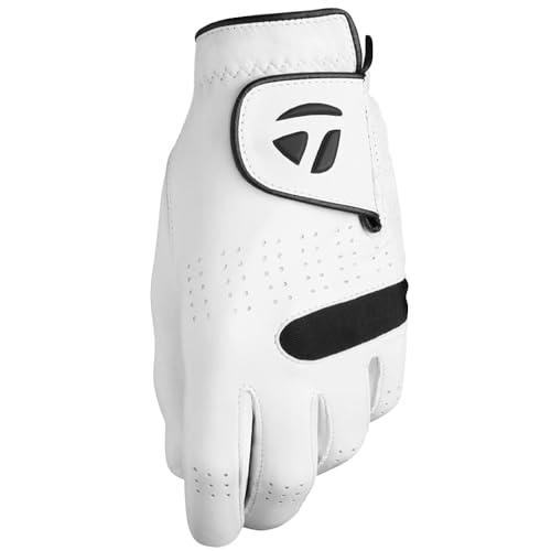 Taylormade Men's Tp Flex Golf Glove Cadet White Large Left