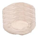 Hemobllo 4 Stück Gärkorb-Stoffabdeckung Sauerteigbrotdeckel Brot aufsteigender Abdeckung Teigtuch Brotschutzabdeckung Teigabdeckung Brotbackformen Korbwaren Baumwolle Beige