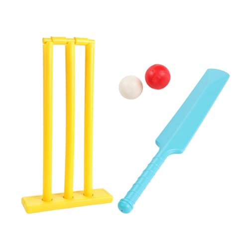 Colaxi Kids Cricket Set, 2 Balls, Portable, Outdoor Sports Game, Backyard Cricket Set for Summer Sports Garden Game