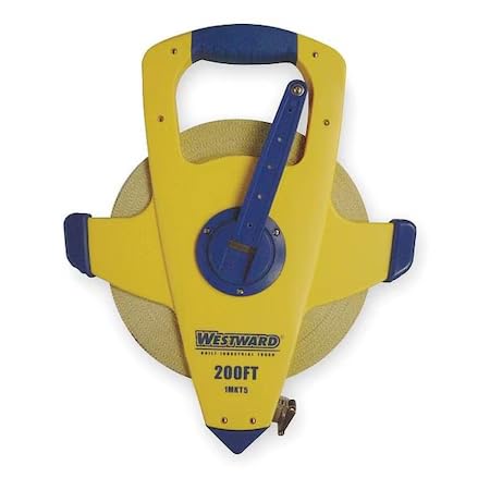Long Tape Measure,1/2Inx200ft,Fiberglass