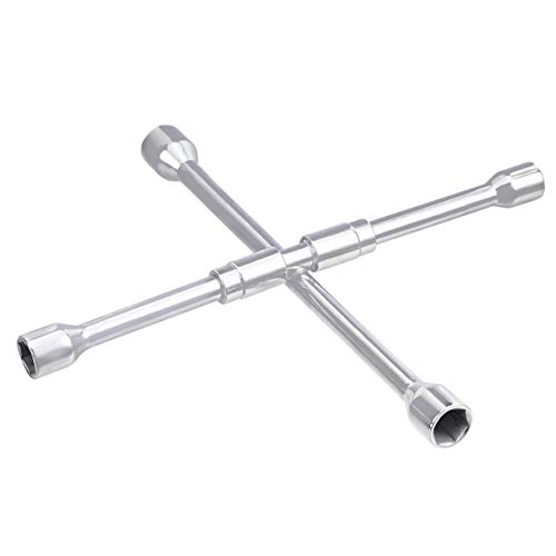 Amazon Basics Universal Folding Lug Wrench, 14-Inch
