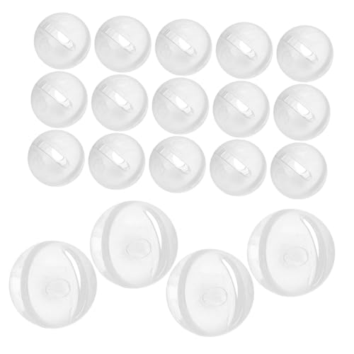 Garneck 30pcs Rattle Balls Replacement Inserts for Baby Toys Sensory Rattle Toys Bright Colors and Adorable Shapes Diy Puppet Play Rattle for Hearing Enhancement