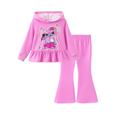Image of Disney Princess Toddler Girls Clothes Long Sleeve Hoodies and Leggings Clothing Sets Fall Casual Pullover Tracksuit