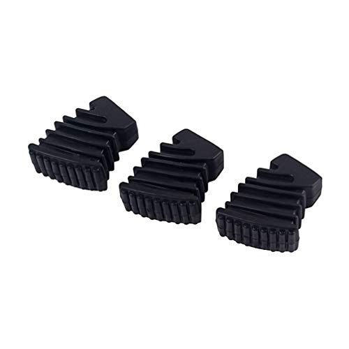 Piezas de goma para soporte de platillos y hardware de batería HEALLILY, tamaño S, 3 unidades (negro) miniatura 4