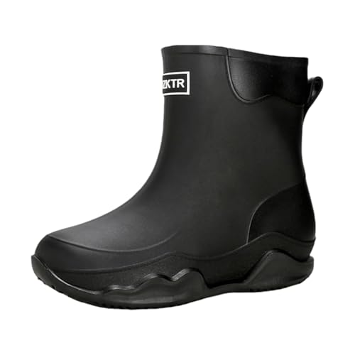 Bottes de pluie décontractées pour femme finissent les pieds mouillés pendant la marche