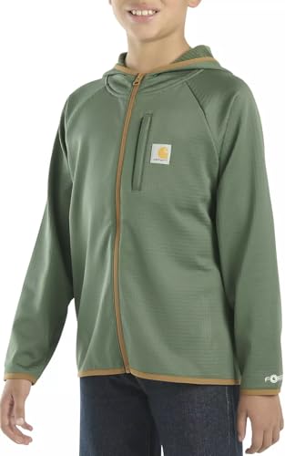 Amazon.com: Carhartt Kid's CA8586 Force® Long-Sleeve Full Zip