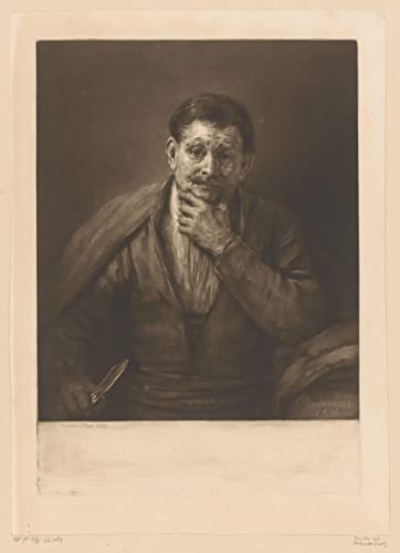 Affiche toile Richard Houston portrait d'art pour décoration murale de salon 60x90cm