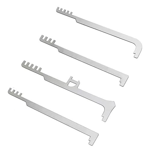 Ddujbtp Upgrades Steel Repair Comb Tool Set Precisions Crafted Multiple Tool Comb Set for Home & Electronics Maintenances