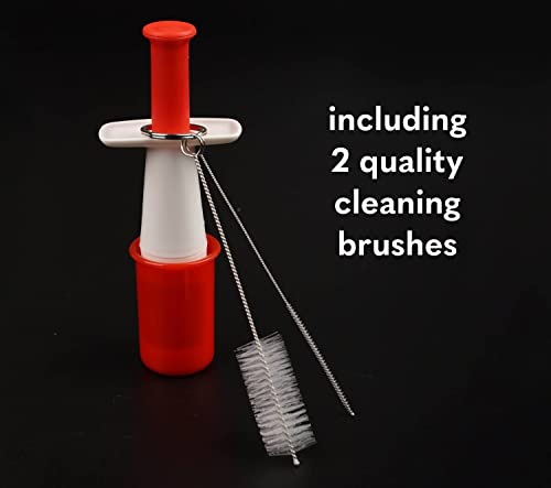 Klosom Grape Cutter For Kids - Cuts Small Grapes, Tomatoes, Pitted Olives Into 4 Pieces For Vegetable Fruit Salad. Easy To Clean With 2 Cleaning Brushes. Essential Kitchen Accessory #TOP4