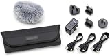 Tascam AK-DR11GMKIII Microphone Windscreen, Power Supply, Multi-Cables, Soft Bag