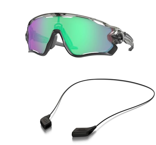 Oakley OO9290 Sunglasses Bundle: OO 9290 929046 Grey Ink and Small Black leash Accessory kit2