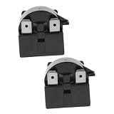 BUGUUYO 2pezzi Ptc Fridge Starter Relay Compatibile Con Frigorifero e Congelatore Facile Installazione Resistente Per Mini Frigoriferi e Congelatori