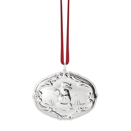 Reed and Barton 898243 Songs of Christmas Sterling Silver Ornament, 22nd Edition, Christmas, Holiday Decorations