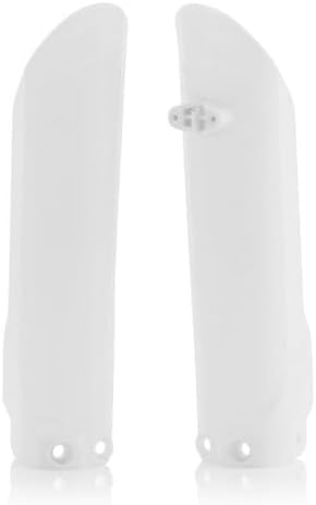 Acerbis Lower Fork Cover Set White Compatible with KTM 85 SX 2018-2026/Compatible with Husqvarna TC 85 2015-2026/Compatible with GasGas MC 85 2021-2026 - 2686000002