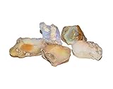 Steingröße: 12 bis 20 mm. OOAK by Virat Natürlicher äthiopischer Opal-Kristall-Edelstein, Glücks-Kristalle, Geburtsstein Oktober, Schmuckherstellung, Chakra-Heilsteine
