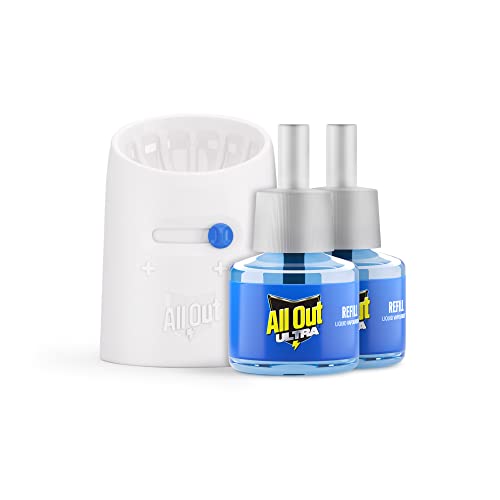 All Out Ultra Mosquito Repellant Combi Pack (Machine + 2 Refills) | Kills Dengue Mosquitoes, Pack Of 1