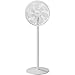 HAOTING Turmventilator, Bodenventilator, oszillierender Ventilator, Einstellbarer 7-Stunden-Timer, Fernbedienung, 3 Geschwindigkeitsstufen, Gleichstrommotor, ultraleise, Standfuß, Schlafen