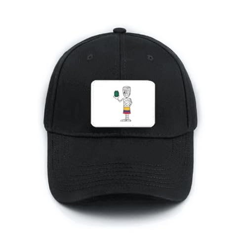 Casquette de baseball classique noire réglable sport outdoor visière pare-soleil