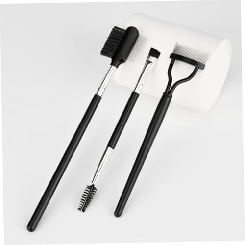 Ferramenta de separação de cílios, kit de pente de cílios 2 em 1, escova de sobrancelha, pente de cí