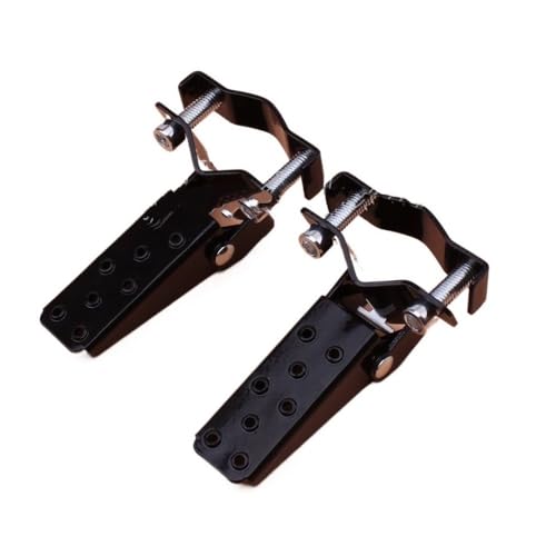 Cale pied moto pour les balades en duo repose-pieds aluminium noir passager 25-28mm